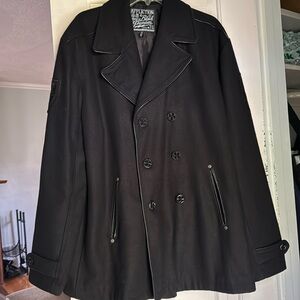 Affliction Pea Coat 2XL